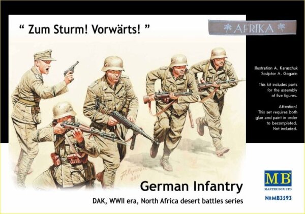 Zum Sturm! Vorwärts! Deutsches Afrika Korps