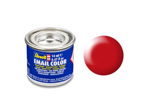 Leuchtrot, seidenmatt - Luminous Red (RAL 3026) 14 ml