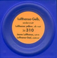 Lufthansa-gelb, seidenmatt