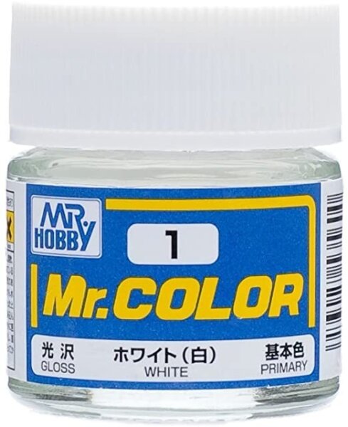 C1 Mr. Color White / Weiß glänzend 10 ml