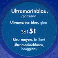 Ultramarinblau, glänzend (RAL 5002)