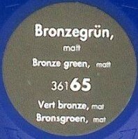Bronzegrün, matt (RAL 6031) NATO-grün