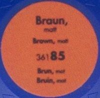 85 Braun, matt (RAL 8023)