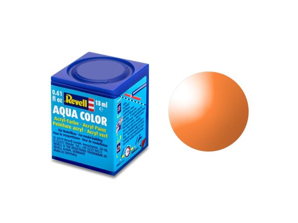 Orange, klar (transparent)