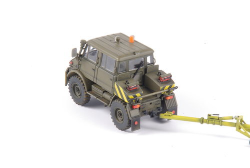 Maquette CMK 8055 1:48 Unimog U406 DoKa + Remorque Aéroport Militaire - Résine - Neuf