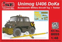 1/48 Unimog U406 DoKa Military Airport Tug + Towbar