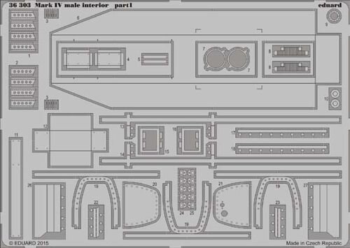 WWI British Mk.IV Tank Male Interior