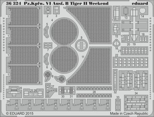 Pz.Kpfw.VI Ausf.B Tiger II Weekend upgrade set