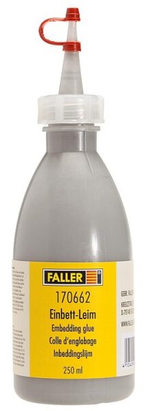 Einbett-Leim, schottergrau, 250 ml