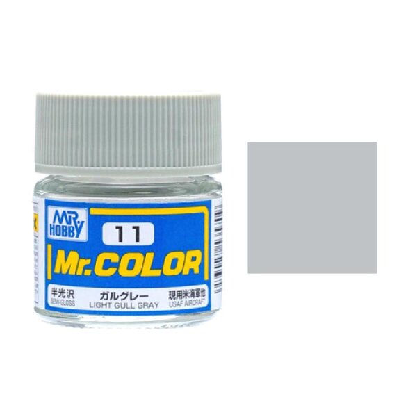C11 Mr. Color Light Gull Gray / Helles Möwengrau USAF 10 ml