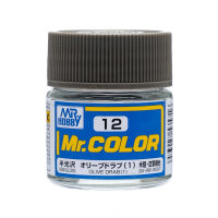 C12 Mr. Color Olive Drab 1 / Olivgrün Nr. 1 (10 ml)