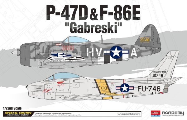 Republic P-47D & North-American F-86E "Gabreski" 1:72