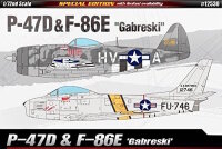 Republic P-47D & North-American F-86E...