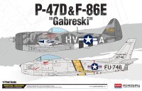 Republic P-47D & North-American F-86E...