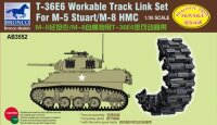 T-36E6 Workable Track Set For M5/M8 Stuart