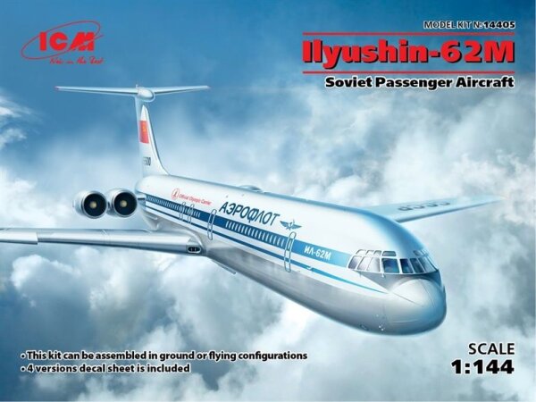 Ilyushin IL-62M Soviet Passenger Aircraft