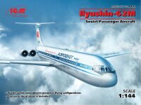 1/144 Ilyushin IL-62M Soviet Passenger Aircraft