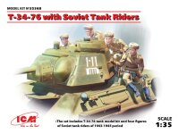 T-34/76 with Soviet Tank Riders
