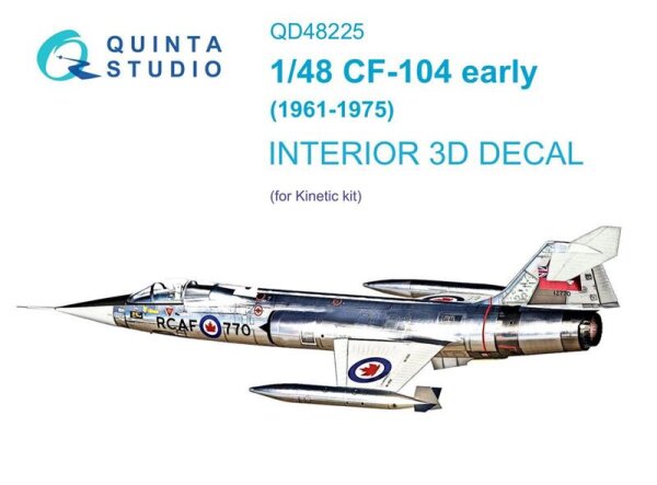 Lockheed CF-104 Early Starfighter - 3D Interior