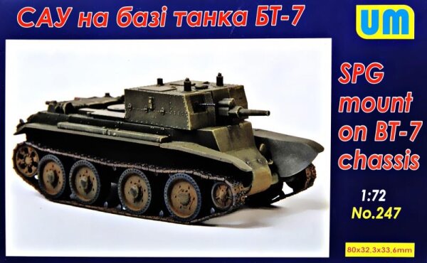 SPG mount on BT-7 chassis