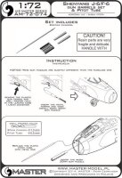 Shenyang J-6/F-6 - gun barrels set, & Pitot Tube