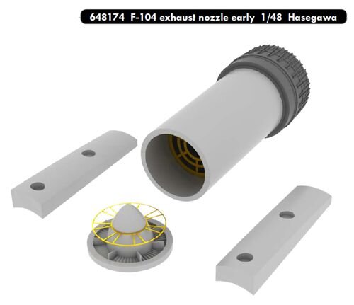 Lockheed F-104 Starfighter exhaust nozzle early