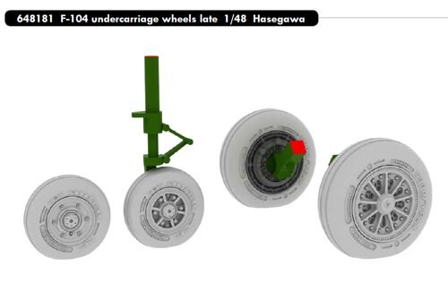 Lockheed F-104 Starfighter wheels late