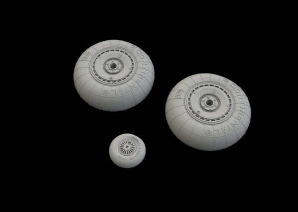1/48 Heinkel He-111 wheels late for ICM