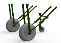 1/48 Heinkel He-111 wheels late for ICM