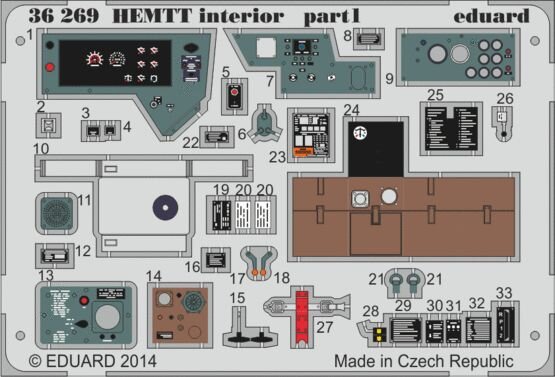 HEMTT interior - colour