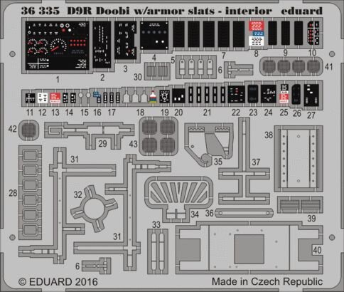 1/35 Caterpillar D9R Doobi w/armor slats - Interior