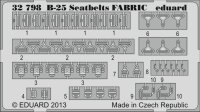 North-American B-25J Mitchell seatbelts FABRIC