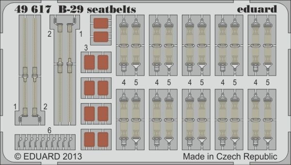 Boeing B-29A Superfortress seatbelt (Revell/Monog)