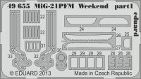 Mikoyan MiG-21PFM Weekend (Eduard)