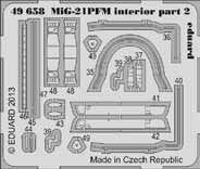 Mikoyan MiG-21PFM interior (Eduard)