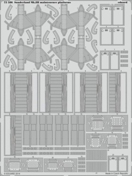 Short Sunderland Mk.III maintenence platforms