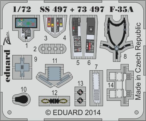 Lockheed-Martin F-35A Lightning II (self adhesive)