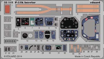 North-American P-51K interior