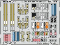 1/32 Boeing F/A-18F Super Hornet Seatbelts STEEL