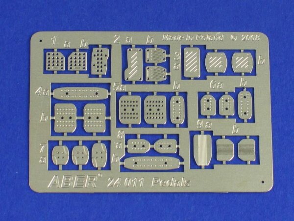 1/24 Pedals for all cars