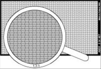 Netz mit hexagonalem Gitter 1,85 x 1,7 mm