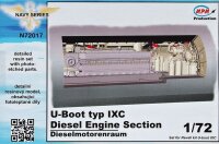 U-Boot Typ IXc: Diesel Engine Section (Revell)