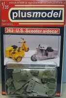 US scooter with sidecar 1:35