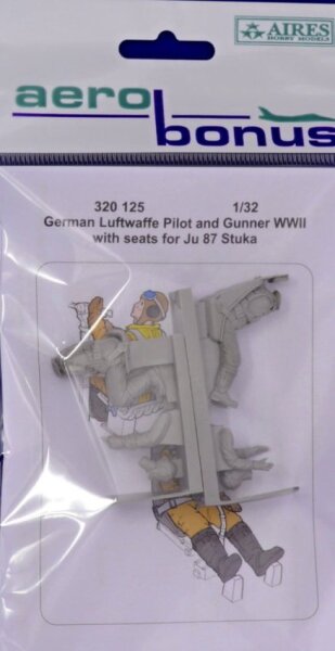 German Luftwaffe Pilot and Gunner WWII with seats