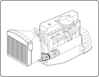 DUKW Engine set (Italeri)