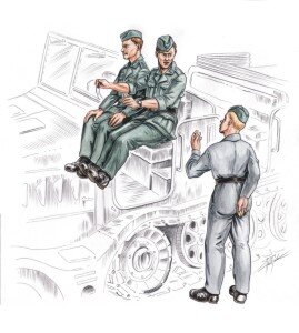 1/72 Deutsche Besatzung für Sd.Kfz. 9 FAMO
