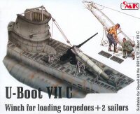 U-Boot Typ VIIC: Winsch, Laderollen, Torpedo