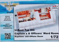 U-Boot Typ IXc: Kapitäns- und Offiziersraum