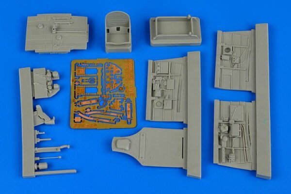 Curtiss P-40M Kittyhawk cockpit set