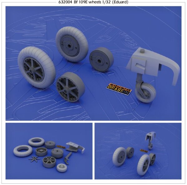 Bf-109E wheels (EDU)